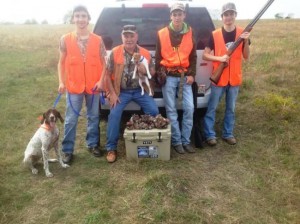 Munoz Family and Josie Quail Hunt 